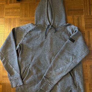 Nike Jordan Charcoal Hoodie with Black Logo
